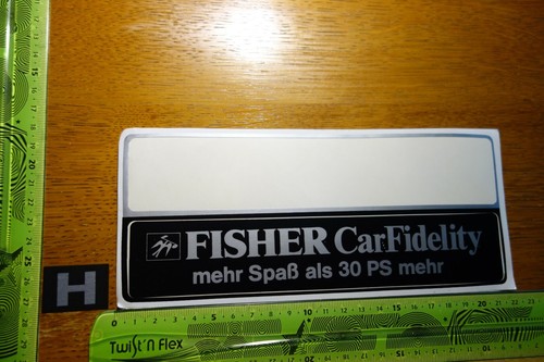 Alter aufkleber hifi auto - aufkleber,
